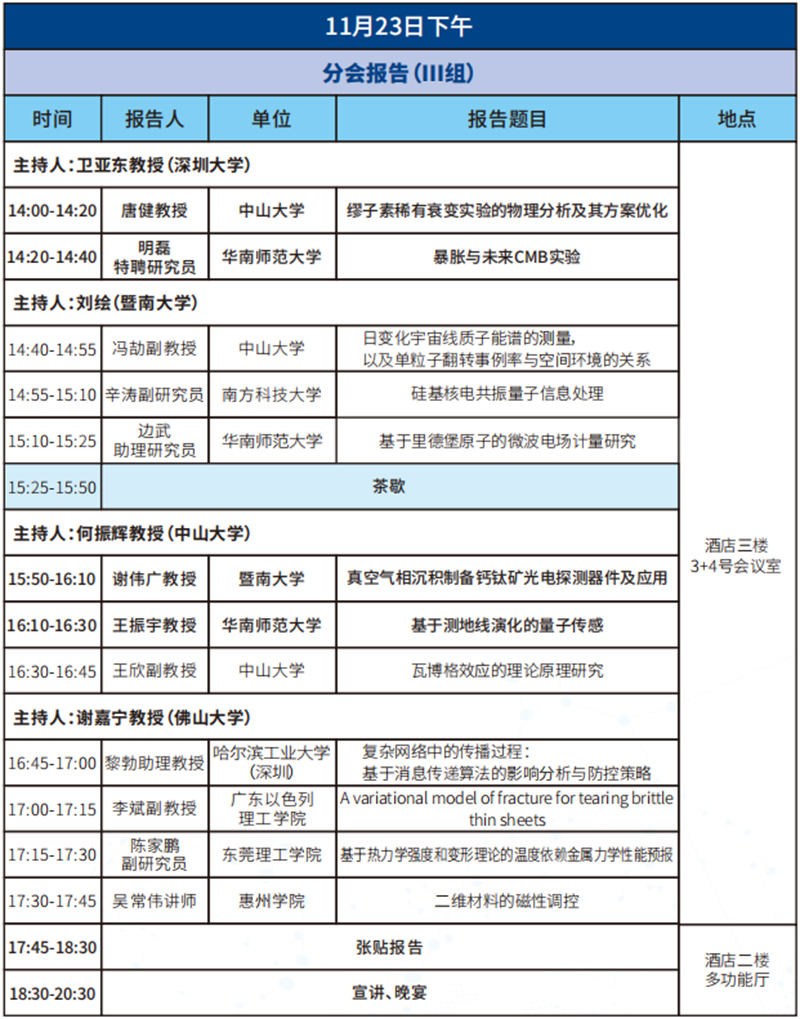 诚挚邀请您出席《2024年广东省物理学会学术年会暨中山大学物理学科百年论坛》 诚挚邀请您出席《2024年广东省物理学会学术年会暨中山大学物理学科百年论坛》